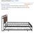 Full size bed frame with twin trundle 2 thumbnail
