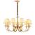 6-Pack Eggshell Royal Design Pleated Empire Chandelier Shades, 3 x 6 x 5” 2 thumbnail