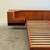 Komfort Mid Century Modern Danish Teak Queen Platform Bed with Nightst 4 thumbnail