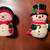 Vintage Hallmark Christmas Mr. & Mrs. Snowman salt and pepper shakers 1 thumbnail