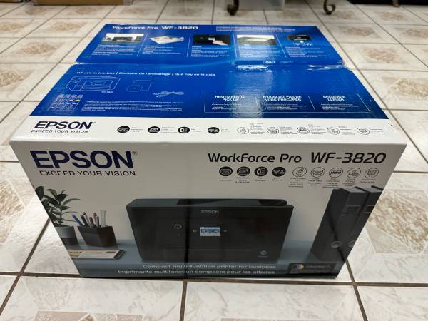 Epson Printer - Wifi color copier fax - New Sealed 1