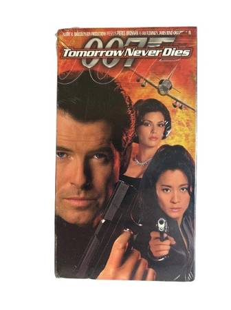 James Bond 007 "Tomorrow Never Dies" VHS Tape *New Sealed* 1