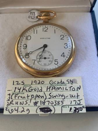 Quality Selection Including Rare Solid Gold Antique Pocket Watches 1