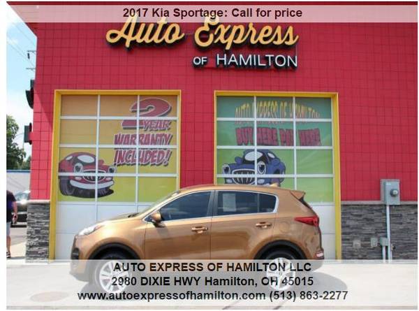 2017 Kia Sportage LX $1500 DOWN + TAX, BUY HERE / PAY HERE - $1,500 (Hamilton)63470600274945120