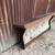 Architectural Salvage Pressed Tin and Vintage Wood Shelf 44"x21" 4 thumbnail