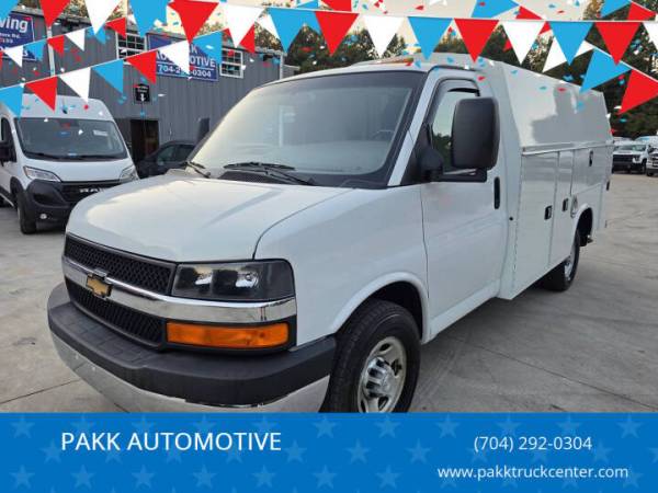 2021 Chevrolet Express 3500 KUV Enclosed Utility Service Plumber Truck 1
