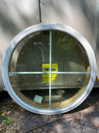 Two (2) Huge Porthole Windows by Moss - Brand New Never Used - 4ftx4ft 1
