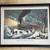 Vintage Currier and Ives framed American Train Scene Lithograph/print 1 thumbnail