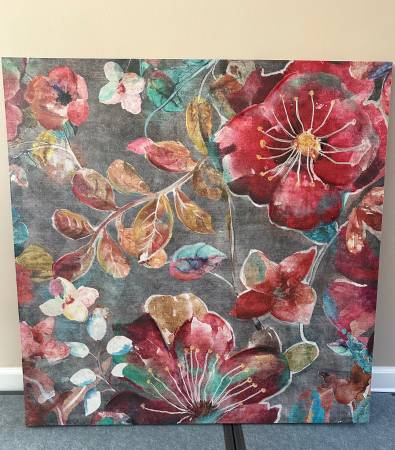 Framed Canvas Wall Art Nature Floral 1