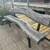 Live edge bench on solid metal base - over 7 1/2 feet! 3 thumbnail