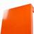 Kartell Style Acrylic Coffee Table Orange Large Parsons Square Vintage 5 thumbnail