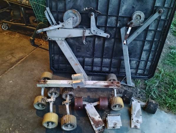 Boat trailer winch posts; wobble rollers. Prices in description. 1