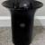 Vtg Mid Century Crown Corning Italian Black Glazed Art Glass Vase 2 thumbnail