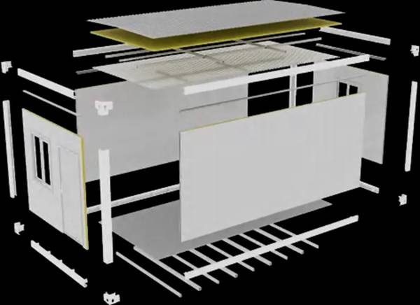 shipping container bolt together kit 1
