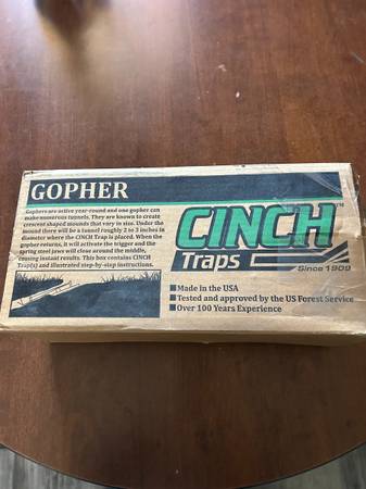 Cinch gopher traps 1