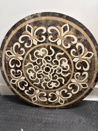 36” marble medallions ✨natural stone tile 1