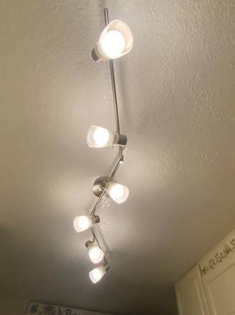 Mid century Ceiling Light Fixture 68-72 “ Leukemia Fundraiser 1
