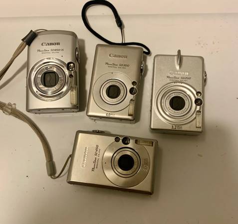 Canon PowerShot Digital ELPH Cameras SD450 SD300 SD200 SD850 IS