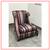 Baker Furniture Rolled Arm Wing Chair + Ottoman, Set 6 thumbnail