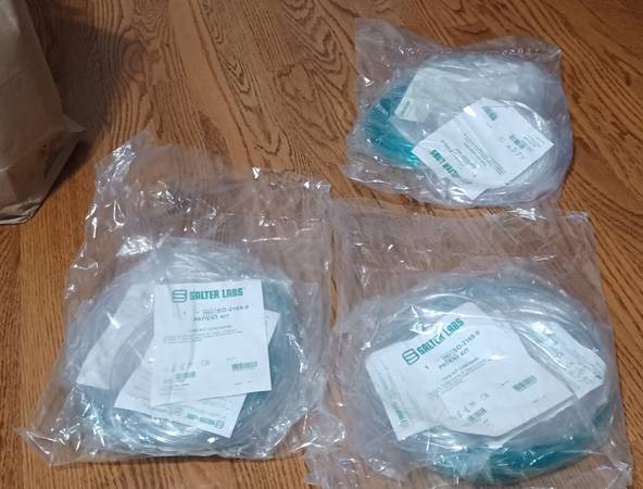 Salter Labs Patient Oxygen Tubing Kit (3 sealed @ $6 each) 1