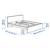IKEA MALM Bedframe, oak veneer/Luröy, Queen with Zinus Mattress 6 thumbnail