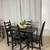 Black Compact Kitchen Dining Table & 4 Chairs 1 thumbnail