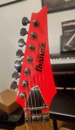 Ibanez RG752M 7 String MIJ Prestige Road Flare Red - $1,950 (Austin)63471309175297120