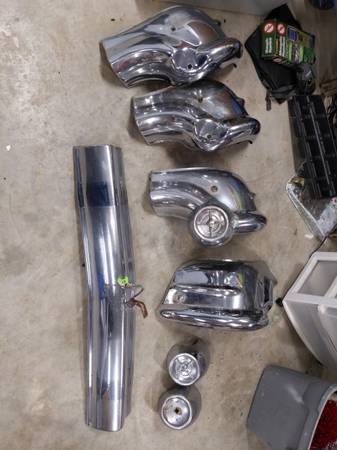 1957 Chevy Bel Air Front Bumper Parts 1