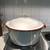 Vintage Enamel White & Red Pot With Lid 3 thumbnail