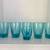 Set of six vintage Hazel Atlas "Capri Gothic" short tumblers 12 thumbnail