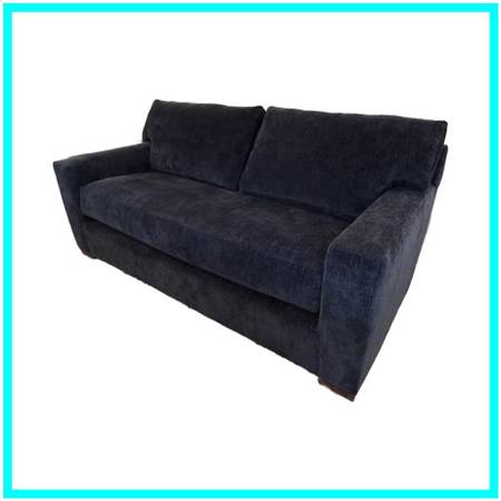 Crate & Barrel Axis Sofa, Midnight Chenille 1