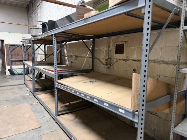 Free shelves, desks, filing cabinets and more from auto mechanic shop 1