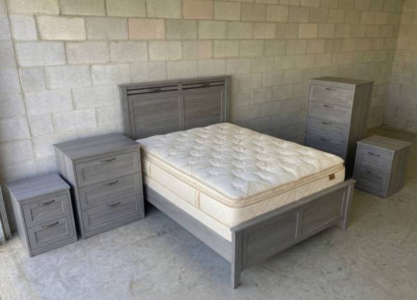 Gray bedroom set 1