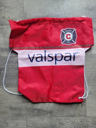 Valspar Chicago Fire Drawstring Back Pack 1