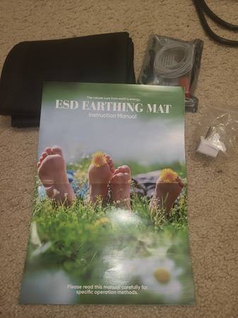 ESD Earthing/Grounding bed mat, new 1
