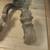 VINTAGE MC GLASS COFFEE TABLE with HAND CARVED WOOD BASE 1 thumbnail