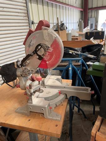 10 in. Sliding Compound Miter Saw,CHICAGO ELECTRIC POWER TOOLS 1