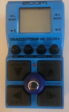 Zoom MS-70CDR+ MultiStomp Chorus/Delay/Reverb Pedal 1