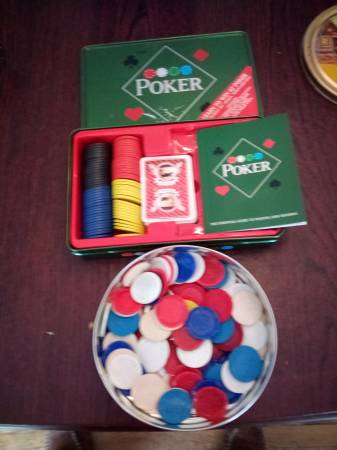 Compete Poker Game + Another Container of Chips 1