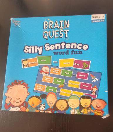 Brain Quest Silly Sentence Word Fun Game (missing dry erase marker) 1