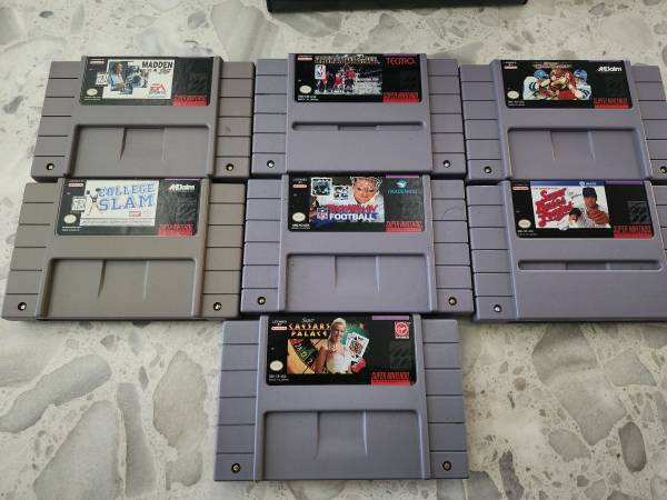 7 Super Nintendo Games 1