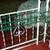 3 METAL TROUGH porch hanging FLOWER POT LOT Plant Garden Flowers 9 thumbnail