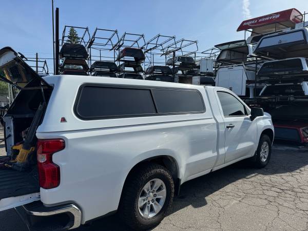 Chevy silverado long bed camper shell 2019-26 1