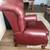 La-Z-Boy Tufted leather reclining chair - Carved wood legs 2 thumbnail