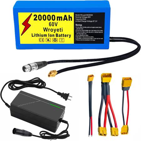60V 20Ah Electric Bike Lithium Ion Battery 1