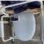 Commode heavy weighted chair with armrests bedside / brand new w tags 2 thumbnail