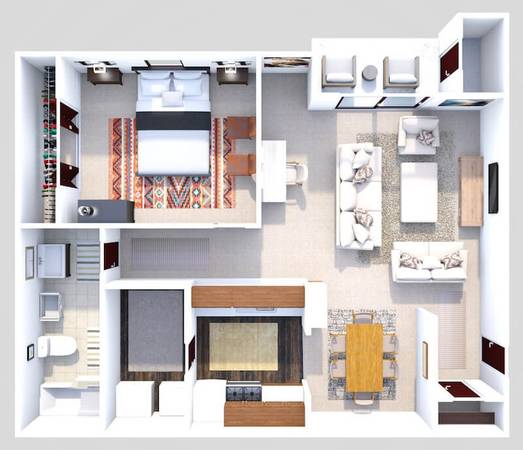 $880 / 1br - 735ft2 - BEST 1 bed 1 bath left, just for you, lets APPLY today and move in (1200 E Elmwood Dr, Terre Haute, IN)63675880594691120