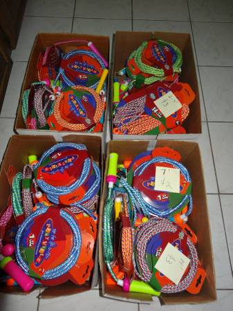 Jump Ropes $2.50 -New in Package-Half Price-- 1