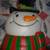 Blowmold Lighted Snowman Face  Motion Sound activated Display 1 thumbnail