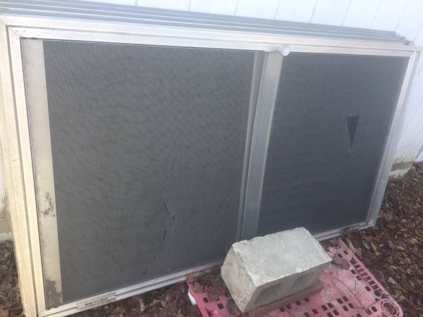 Screen house panels 1